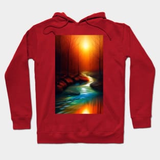 Sunset stream Hoodie